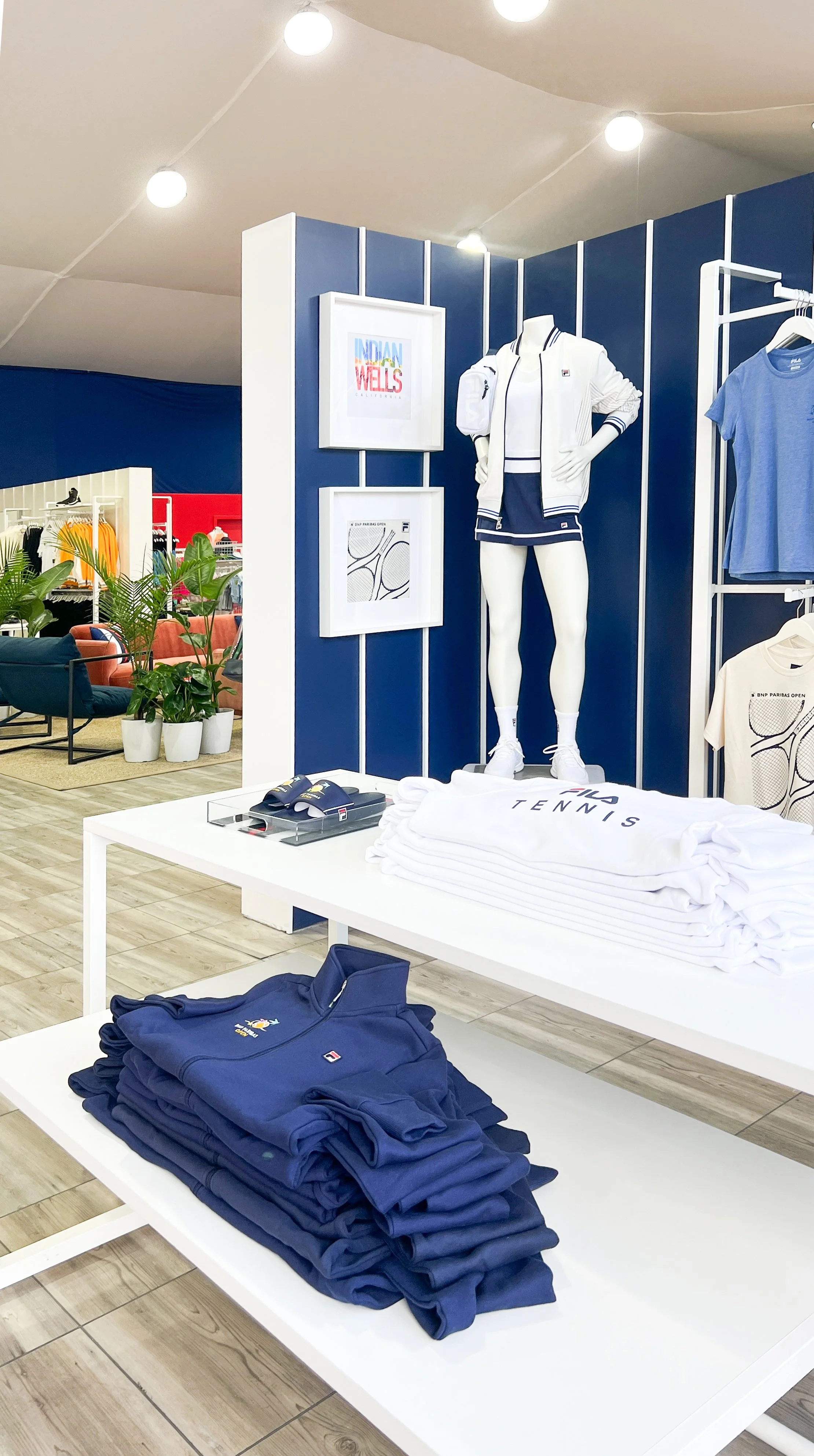 Fila BNP Paribas Open | Experience Innovative Design — HUXHUX